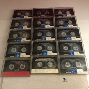 （同梱OK）maxell マクセル UDI セット まとめ 使用済み 中古 カセットテープ イルイルマ36