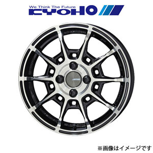 共豊 アルミホイール 4本 ガレルナ レフィーノ レックス A201F(16×6.5J 4-100 INSET43 ブラックポリッシュ)KYOHO GALERNA REFINO