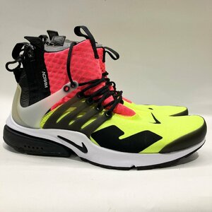 S NIKE AIR PRESTO MID / ACRONYM 844672-100 ナイキ エア プレスト ミッド アクロニウム ボルト メンズ スニーカー 45612 TH112991