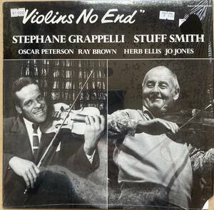STEPHANE GRAPPELLI and STUFF SMITH / VIOLINS NO END PABLO 2310-907 OSCAR PETERSON RAY BROWN HERB ELLIS