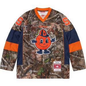 Supreme/Mitchell & Ness NCAA Hockey Jersey 2024AW TrueTimber Kanati Camo Sサイズ 新品未使用 直営店購入 