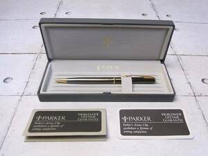 PARKER/パーカー　ツイスト式 ボールペン　USED/ケース付き