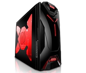 未使用品 NZXT ガーディアンミッドタワー PCケース ブラック/レッド 921RB ATX / Micro-ATX BABY ATX／YJ241121003