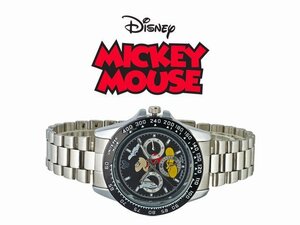 1円～ 1スタ Disneyアナザーヘブン×Disney限定/ミッキーマウス別注コラボ時計/美しすぎるBLACKデイトナDAYTONA5気圧50m防水Mickey