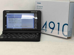 CASIO XD-SX4910BK EX-word 電子辞書