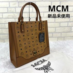 ★新品未使用★MCM エムシーエム トートバック ハンドバッグ レザー 男女兼用