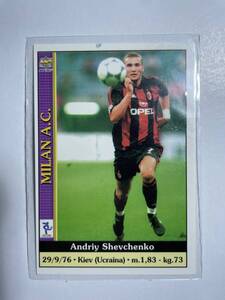 貴重 MC calcio 2001 BASE CARD NO.237 Andriy Shevchenko エムシーカルチョ シェフチェンコ ACミラン