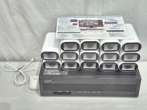 [現状品] 三菱 MITSUBISHI NVR 8TB(4TBx2台) NR-5080 + IPカメラ NC-7000 HDDフォーマット済み (1)