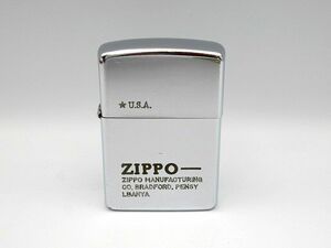 ▲▲中古品 ZIPPO ジッポー 1989年製 J/V シルバーカラー U.S.A ZIPPO MANUFACTURING CO.BRADFORD.PENSYLBANYA 銀色 着火OK▲▲