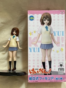 平沢 唯★ゆいYUIけいおん！組立式フィギュア制服女子高生JKガールズバンド白パンツミニスカ美脚美肌BANPRESTOバンプレスト