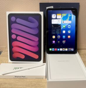 美品保証付き＊iPad mini 第6世代 256G Wi-Fi+Cellularモデル パープル