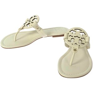 TORY BURCH トリーバーチ MILLER SANDAL トングフラットサンダル 36446 ホワイト 7 IT2VDA8XWNIA