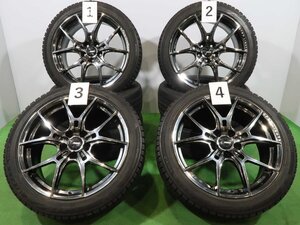 4本 RAYS gramLIGHTS 57FXZ 19インチ 8J+45 112 スタッドレス ブリヂストン ブリザック VRX2 225/45R19 ミニクロスオーバー F60 BMW X1 F48