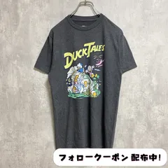 古着 used　Disney　ディズニー　DUCK TALES　半袖オフィシャルプリントTシャツ　グレー