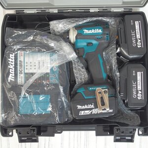 f002 KAI makita マキタ TD171D 充電式インパクトドライバ 6.0Ah 18V 本体 バッテリ2個 充電器 電動工具 ケース付