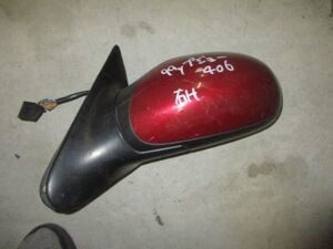 ■プジョー 406 ブレーク ドアミラー 左 中古 部品取あり wing mirror ドア レギュレーター モーター ロック ラッチ ハンドル ストッパー■