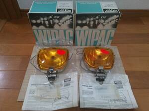 WIPAC ワイパック QH,575 扇うちわ型 イエロー フォグランプ FOG LAMP PART NO,S4317 ハロゲンランプ 当時物 新品 未使用 NOS品 イギリス製