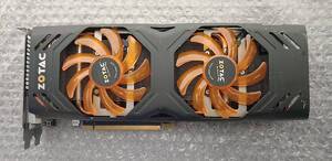 【中古パーツ】ZOTAC NVIDIA GeForce GTX 770 2G グラフィックボード/ビデオカード PCI-E HDMI/DVI/DP■BK592-3