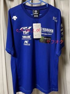 デサント モンスターエナジー ヤマハ ファクトリー Tシャツ 8耐 サイズL DESCENTE YAMAHA YZF-R1 YAMAHA FACTORY RACING