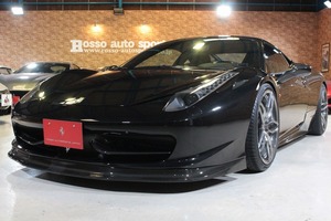 年末ヤフオク入札会☆2011ｙ　フェラーリ４５８イタリア　新車並行車　パワクラ　フロントリフター　ＬＥＤハンドル　カーボンリップ