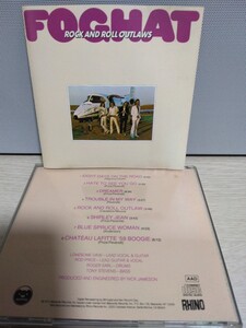 ☆FOGHAT☆ROCK AND ROLL OUTLAWS【必聴盤】フォガット　貴重 CD