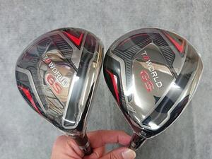 HONMA ホンマ ツアーワールド GS FW 3W 15° & 5W 18° 2本セット 純正カーボン SPEEDTUNED 48 (SR) 日本仕様 カバー無し 未使用品