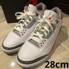 【美品】　NIKE ナイキ　ジョーダン3 jordan3 ファイアレッド