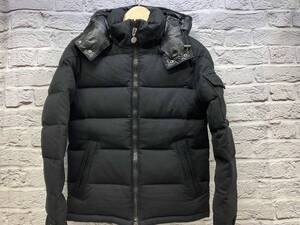 ダウンジャケット ブラック MONCLER MONTGENEVRE ダウンジャケット 表記サイズ0 ブラック 店舗受取可