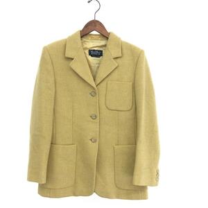 ◆MAX MARA WEEKEND マックスマーラーウィークエンド ジャケット サイズ:42◆ イエロー ウール レディース アウター