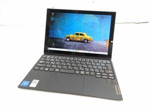 ◇LENOVO IdeaPad Duet 3 10IGL5 celeron N4020 1.10Ghz 4GB SSD 125GB 10.1型 レノボ タブレットPC キーボード付 1116-33A 〒◇