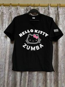 ZUMBA ウェア ハロー キティー 正規品 HELLO KITTY & FRIENDS サンリオ コラボ 限定 Tシャツ トップス リメイク ダンス エアロ ハワイ 衣装