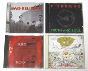 バッド・レリジョン BAD RELIGION 　FISHBONE　フィッシュボーン GREEN DAY　グリーン・デイ　NOFX　パンク　CD４枚