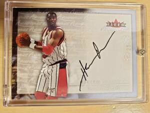 レア 250枚限定 サイン 2000 -01 Fleer Autographics HAKEEM OLAJUWON Auto / ハキーム オラジュワン Autograph (2x NBA Champions)