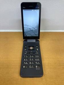 I023【中古】京セラ 携帯電話 GRATINA au KYF39 ブラック 　(カメラあり)　本体のみ