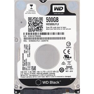 Western Digital WD5000LPLX-22ZNTT0 2.5インチ 7mm SATA600 500GB 41回 21357時間