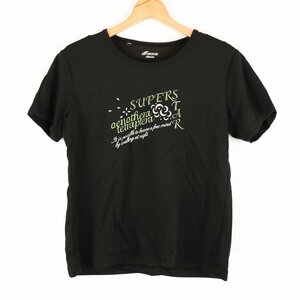 ミズノ 半袖Tシャツ グラフィックT スポーツウエア スーパースター M相当 レディース フリーサイズ ブラック Mizuno