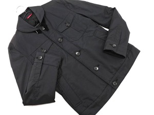 COMME CA MEN コムサメン 中綿 ジャケット sizeS/黒 ◇■ ☆ ejc5 メンズ