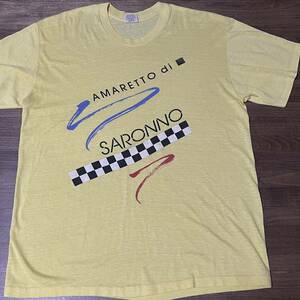 Amaretto di Saronno アマレット・ディ・サローノ Tシャツ shirt vintage ヴィンテージ made in U.S.A アメリカ製