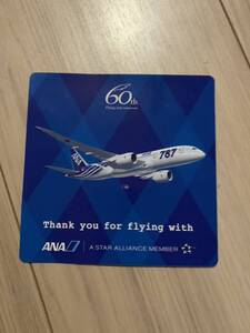 非売品★ANA B787 60周年記念ステッカー★