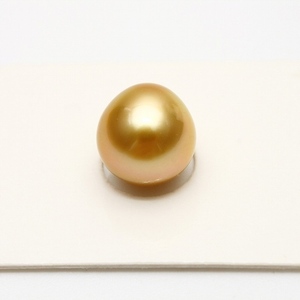 南洋白蝶真珠パールルース　10mm　ナチュラルゴールドカラー