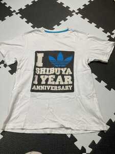 adidas 井上三太 アディダスオリジナルス 渋谷店 1周年 限定 Tシャツ 半袖 メンズ Sサイズ レディース Mサイズ相当 SARU フォーラム