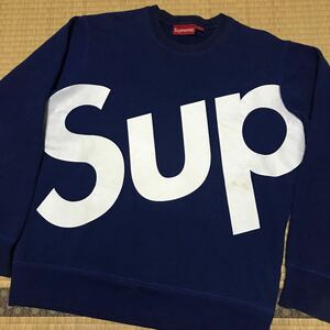 Supreme シュプリーム　スウェット　トレーナー　Big Logo Crewneck シュプリーム ヘビーウェイト　13AW カナダ製　M ロゴ大