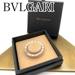 極美品　BVLGARI ブルガリ　キーリング　ネックレストップ シルバー　箱付き