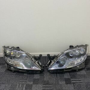 中古 レクサス LEXUS レクサス LEXUS UVF46 LS600h 純正 3眼 LED ヘッドライトセット 左右セット KOITO 50-96 ②