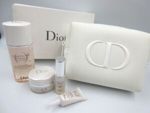 ◇ Dior ディオール カプチュールトータル C ENGY ポーチセット ホワイト 白 化粧水・美容液・クリーム・アイクリーム 計５点セット 箱付