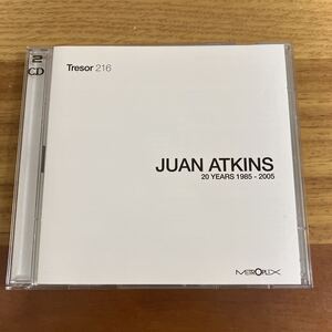 2005年 オリジナル盤 JUAN ATKINS /20 years 1985-2005 cybotron.model 500.infinity.channel one.vision.2枚組貴重名盤 Detroit techno 