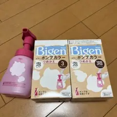 【ビゲン】Bigen泡ポンプカラー　3RB &3➕ポンプ本体セット