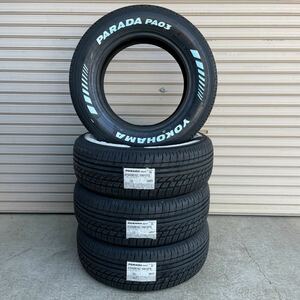 【最短当日発送】 4本送料込み72000円～ ヨコハマ　パラダ　PARADA PA03◆215/65R16 109/107 ホワイトレター ハイエース キャラバン NV350