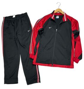 NIKE★ナイキ★日本製（L）ジップアップ トラックトップ & パンツ ジャージ セットアップ/黒