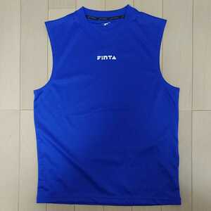 未使用 Finta フィンタ ノースリーブシャツ Lサイズ ブルー
